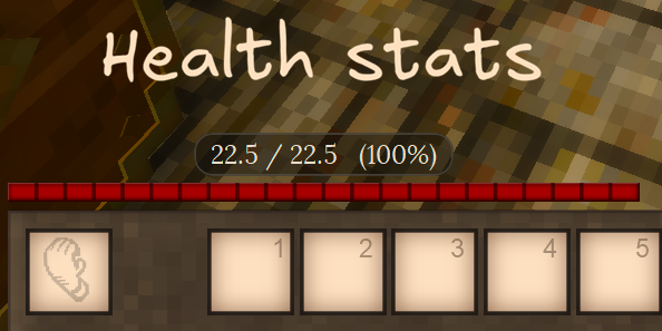 Healthbar Tooltip Showcase