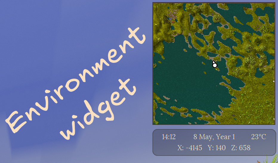 Environment Widget Tooltip